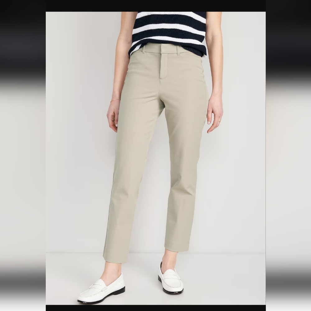 Old Navy Pixie Pants Size 8 Mocha Taffy